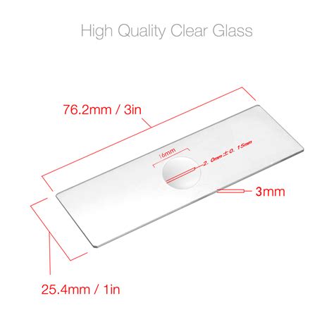 measure thickness inside microscope slide|microscope slide dimensions.